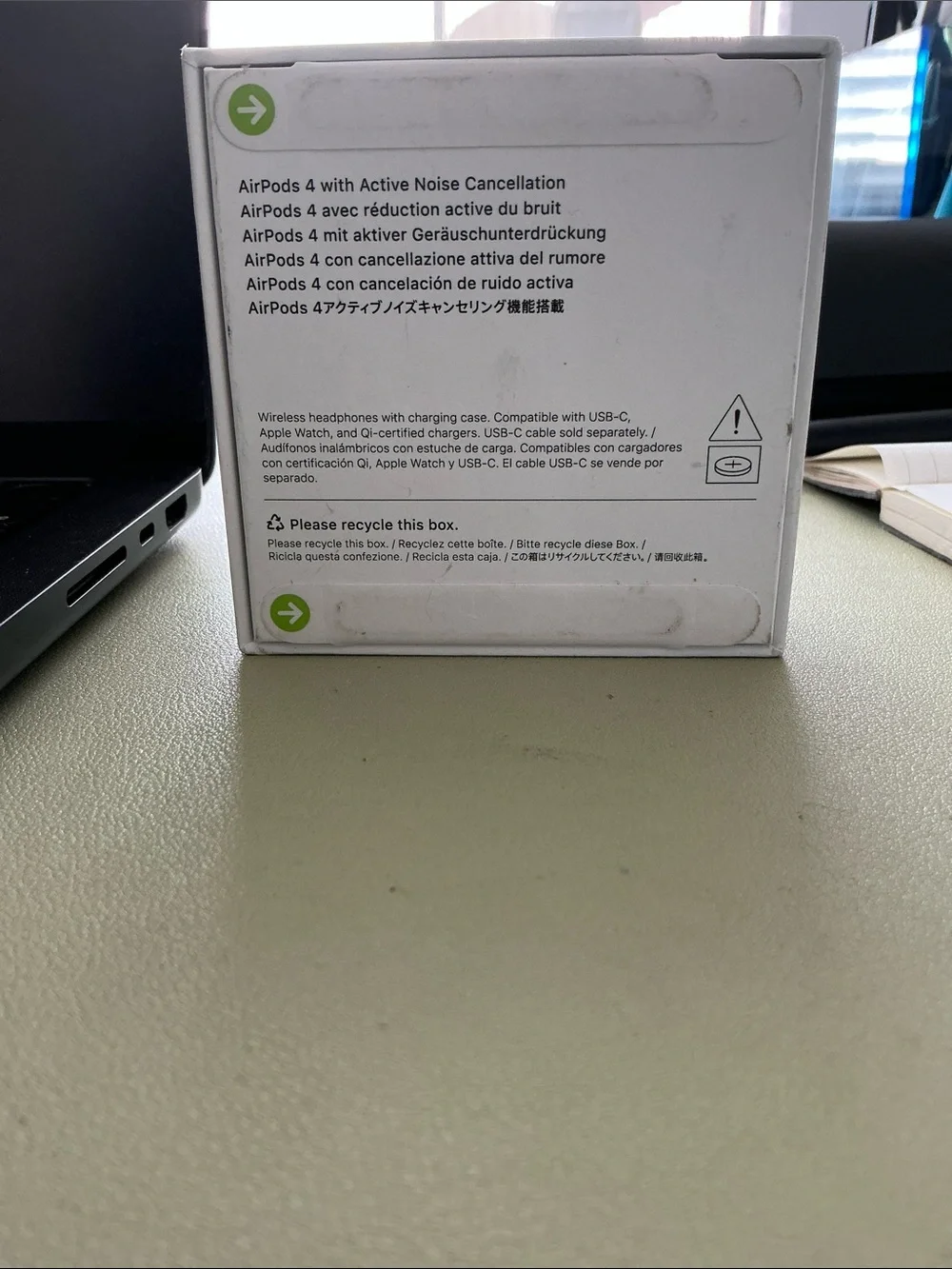Apple AirPods 4 (ANC) Wireless Earbuds - White
